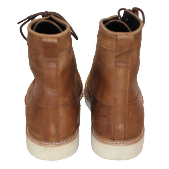 NISOLO MEN\'S ALL WEATHER‎ MATEO LEATHER BOOTS TOBACCO BROWN $260 NIB main image 5